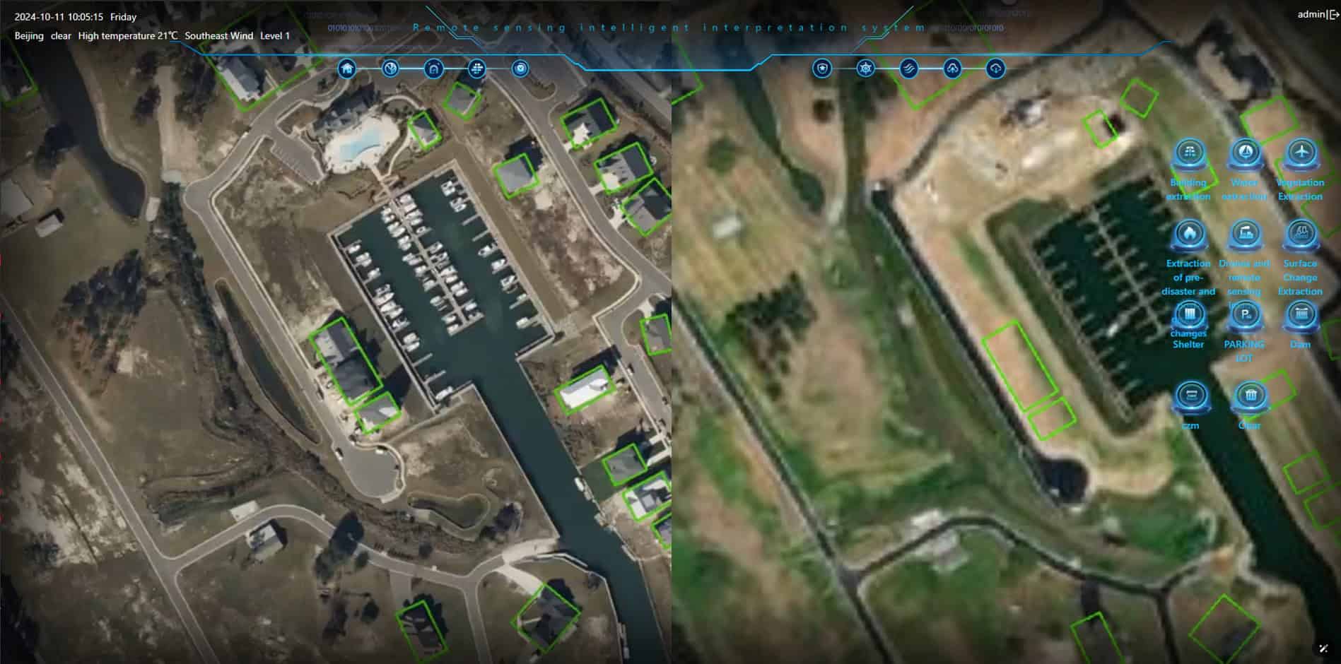 Analysis of the combination of unmanned aerial vehicles and remote sensing images